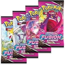 ポケモンカード　FUSION STRIKE ブースターボックス　英語　シュリンク Pokemon TCG: Sword & Shield Fusion Strike 4 Booster Packs